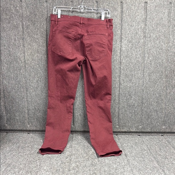LOFT Red Straight Leg Jeans Fashion-Forward Design - Picture 3 of 4
